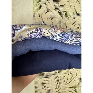 Lot 3 Womens Tops Charter Club Karen Scott Croft & Barrow L XL 16 Paisley Black